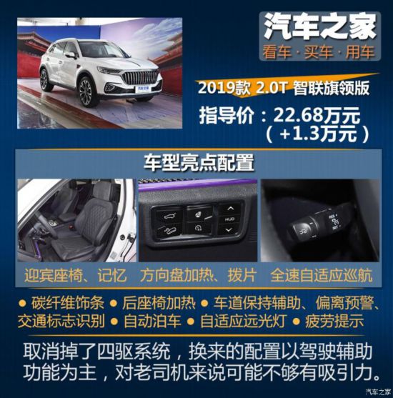 一汽紅旗 紅旗HS5 2019款 2.0T 智聯(lián)旗領四驅版